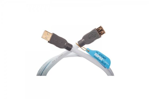 SUPRA USB 2.0 A/F-A/M BLUE 1M