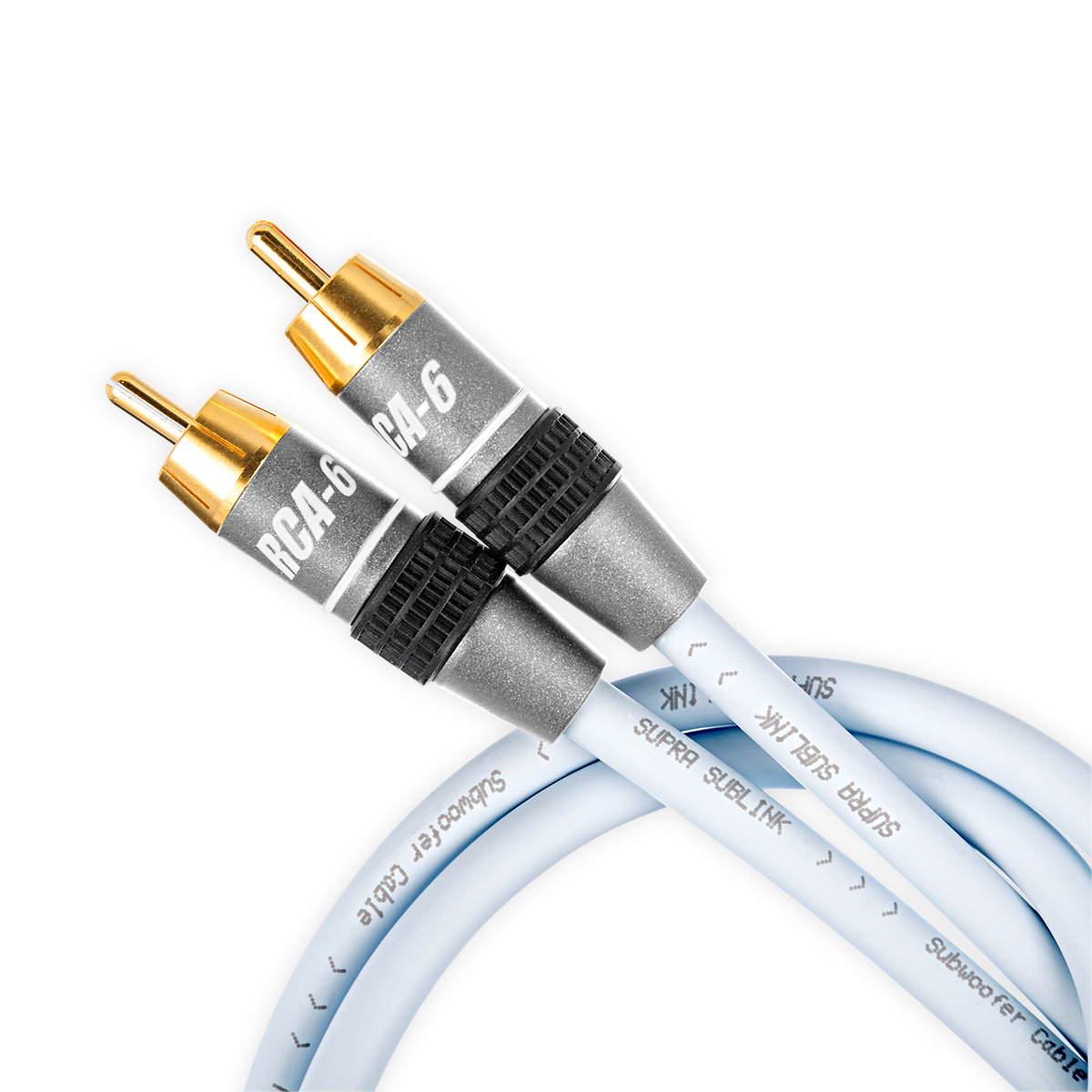 SUPRA SUBLINK 1RCA-1RCA BLUE 8M