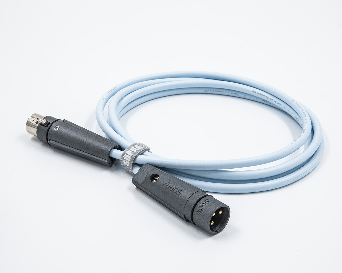 SUPRA SUBLINK 1XLR/F-1XLR/M BLUE 12M