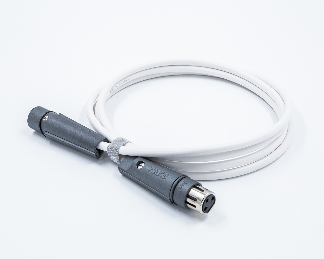 SUPRA SUBLINK 1XLR/F-1XLR/M WHITE 5M