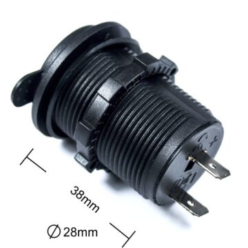 FOUR Connect 4-600152 waterproof power socket 12/24 V