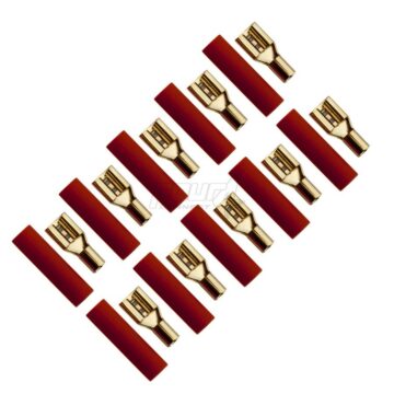 FOUR Connect 4-690742 flat connector 2.5mm², width 4.8mm, red, 10pcs