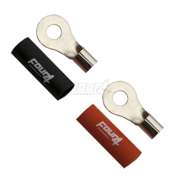 FOUR Connect 4-690913 M6 ring terminal 10 mm², 1x red ja 1x black