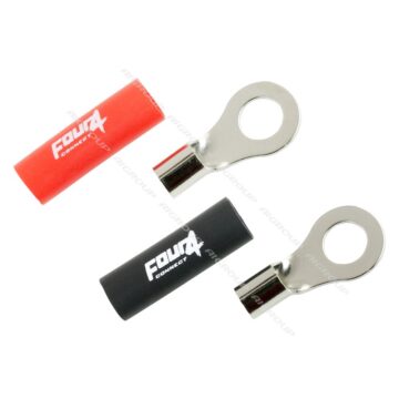 FOUR Connect 4-690917 M8 ring terminal 10mm², 1x red ja 1x black