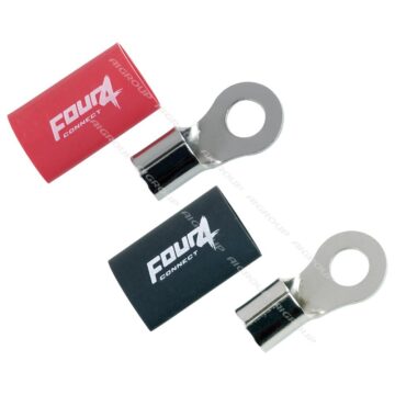 FOUR Connect 4-690918 M8 ring terminal 20mm², 1x red ja 1x black