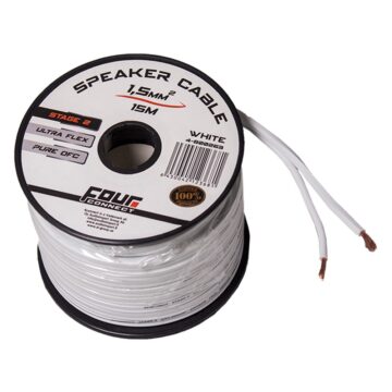 FOUR Connect 4-800263 OFC-minispool white 2x1.5mm2, 15m