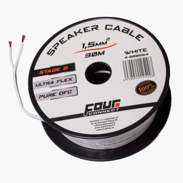 FOUR Connect 4-800264 OFC-minispool white 2x1.5mm2, 30m