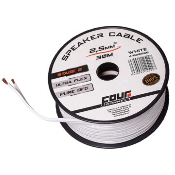 FOUR Connect 4-800266 OFC-minispool white 2x2.5mm2, 30m