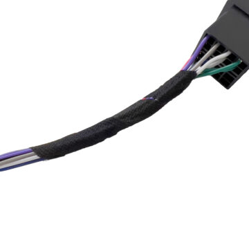 FOUR Connect PET Fleece Tape, W:19mm, L:25m/Roll, Black Color, Tearable