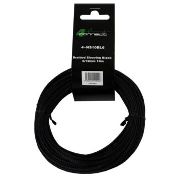 FOUR Connect 4-NS10BL6 nylonsock Black  6/12mm 10m