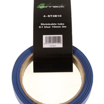 FOUR Connect 4-STS3B10 Shrink tube,  2:1 blue 10mm 3m