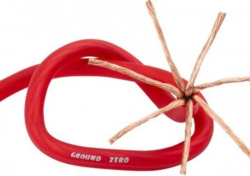 Ground Zero virtakaapeli10mm2 SOFT 50m punainen