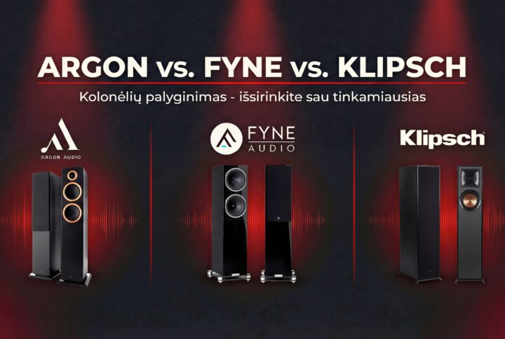 Argon Audio - Fyne Audio - Klipsch palyginimas