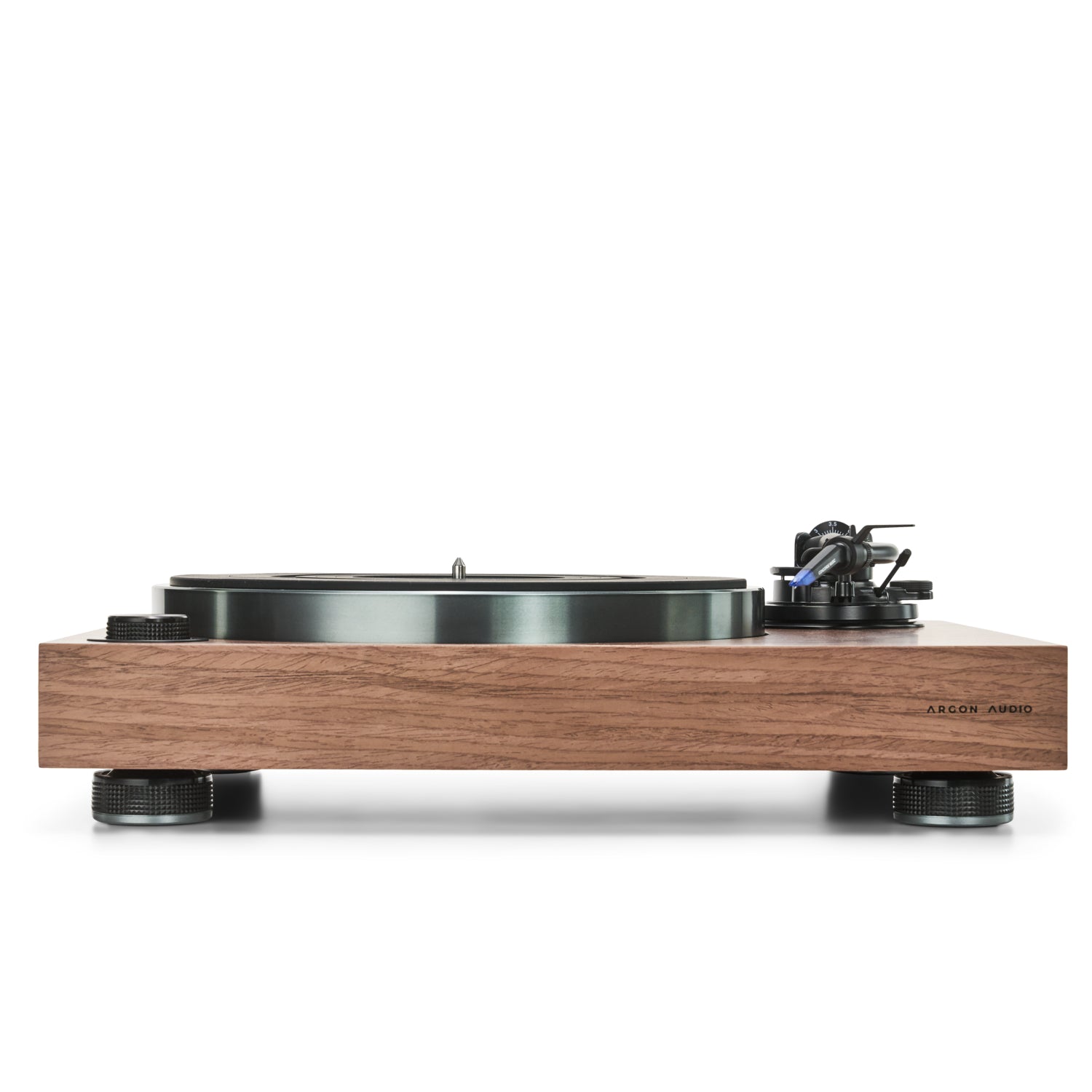 ARGONAURORA-WALNUT-4 Argon Audio AURORA vinilo grotuvas – Ruda (medžio)