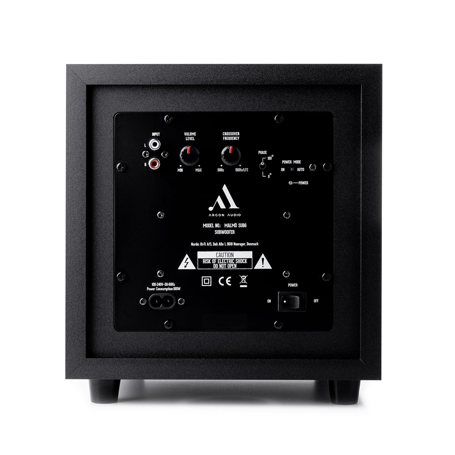 ARGONMALMOSUB6-BLACK-3 ARGON AUDIO Malmo SUB 6 BLACK