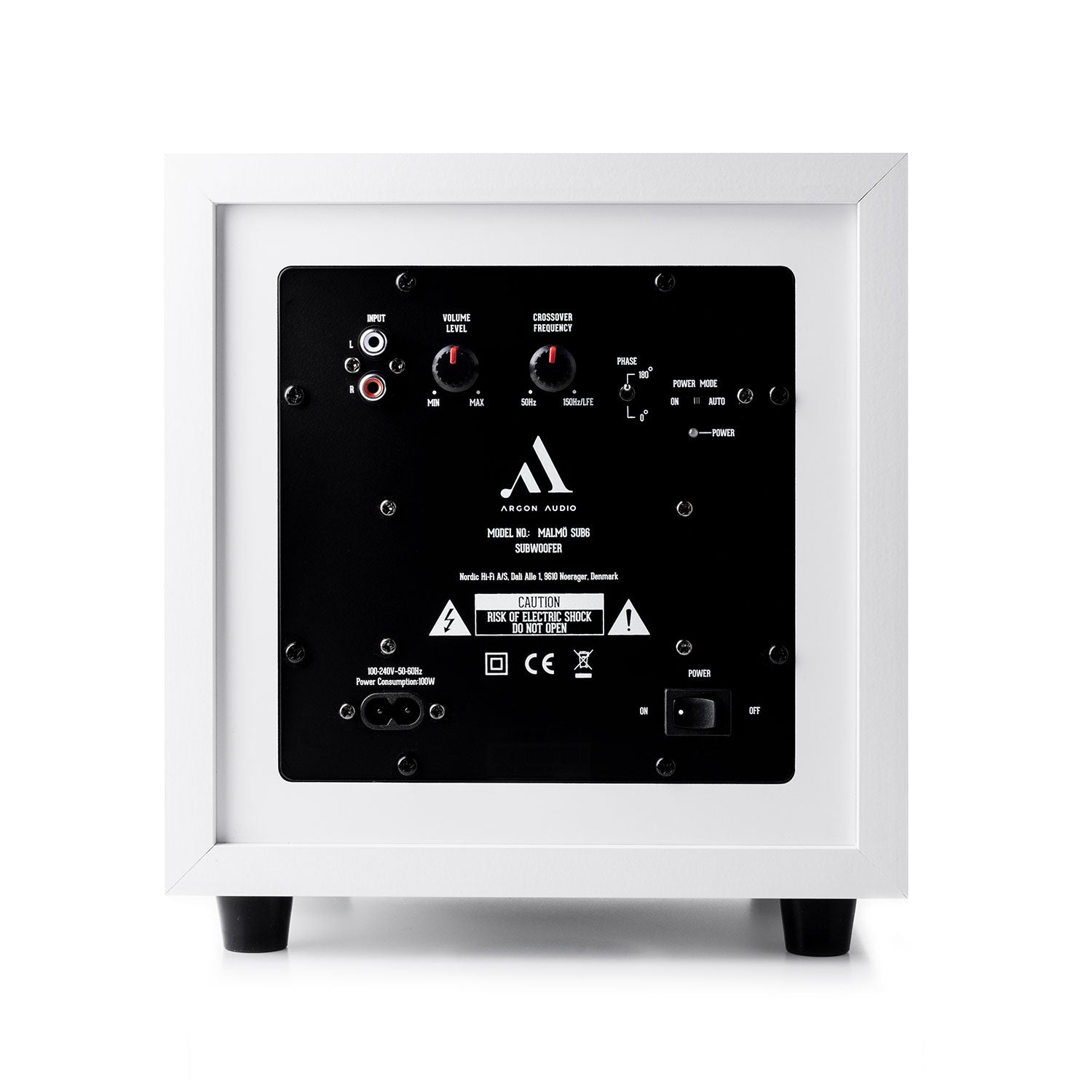 ARGONMALMOSUB6-WHITE-3 ARGON AUDIO Malmo SUB 6 WHITE