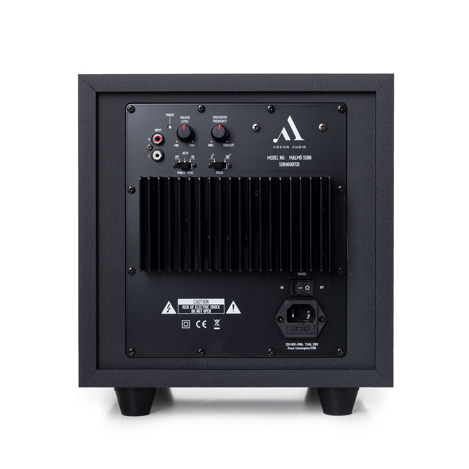 ARGONMALMOSUB8-BLACK-3 ARGON AUDIO Malmo SUB 8 BLACK