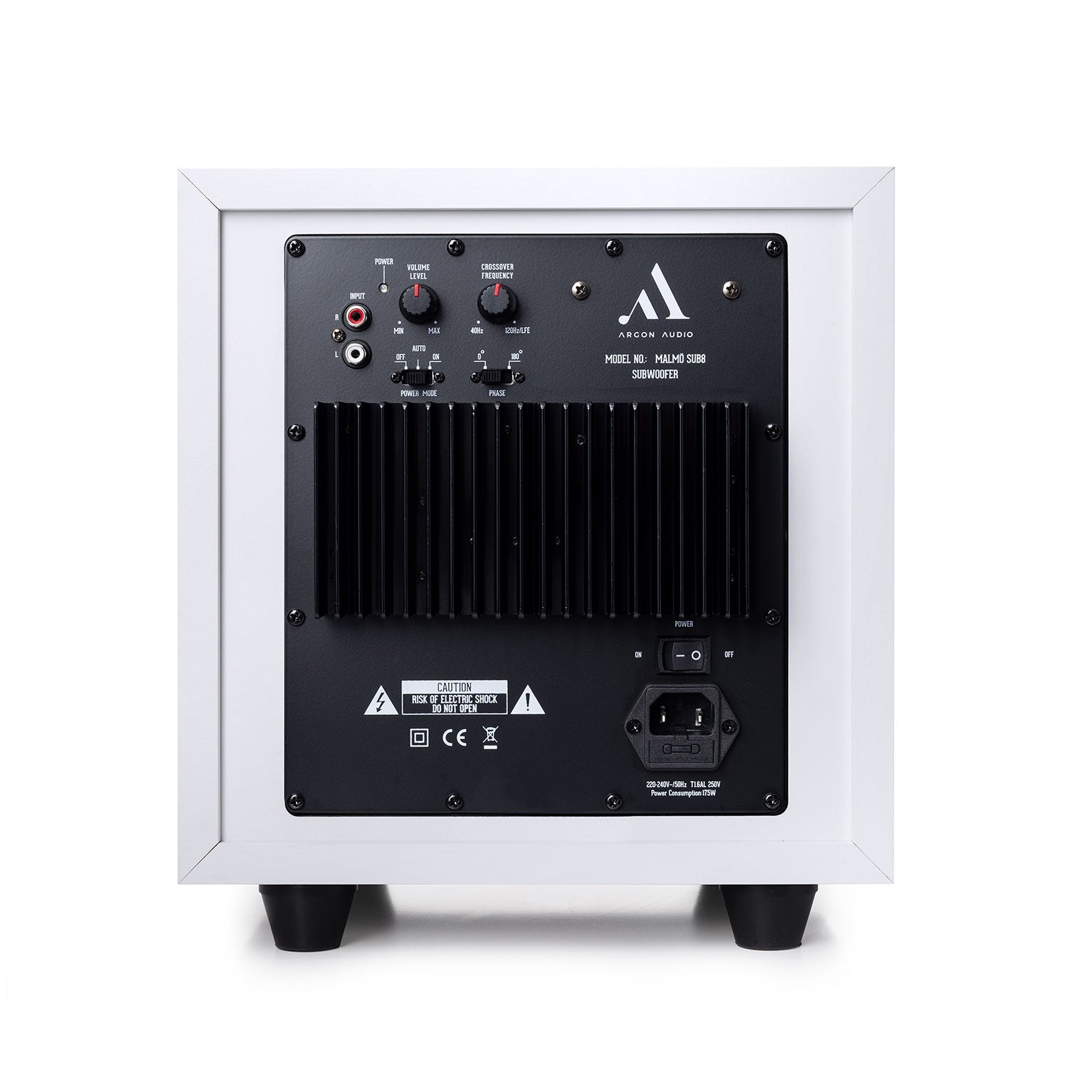 ARGONMALMOSUB8-WHITE-3 ARGON AUDIO Malmo SUB 8 WHITE