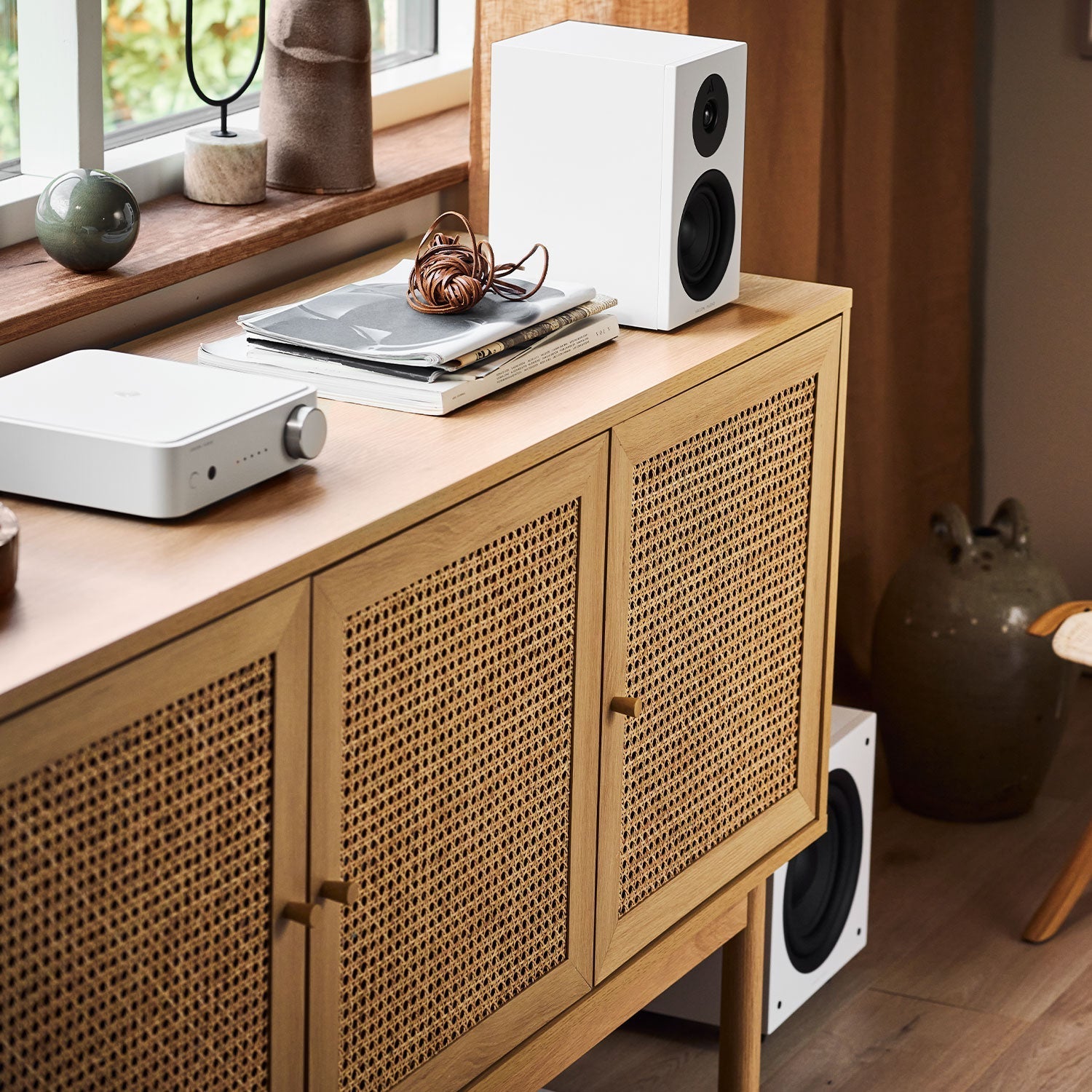 ARGONSA2-WHITE-7 Argon Audio SA2 stereo srautinio transliavimo stiprintuvas – Balta