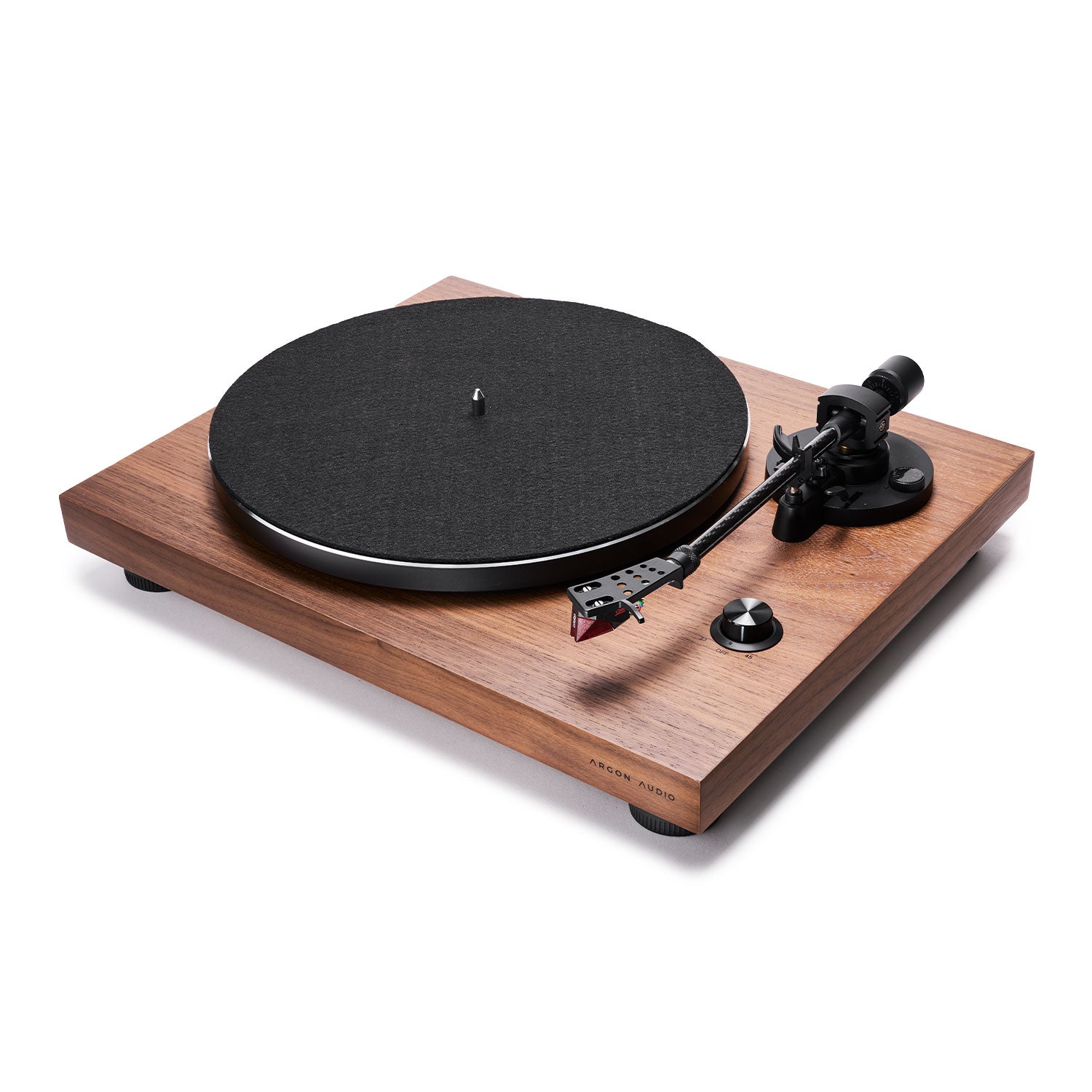 ARGONTT3PLUS-WALNUT-3 ARGON AUDIO TT-3 PLUS WALNUT