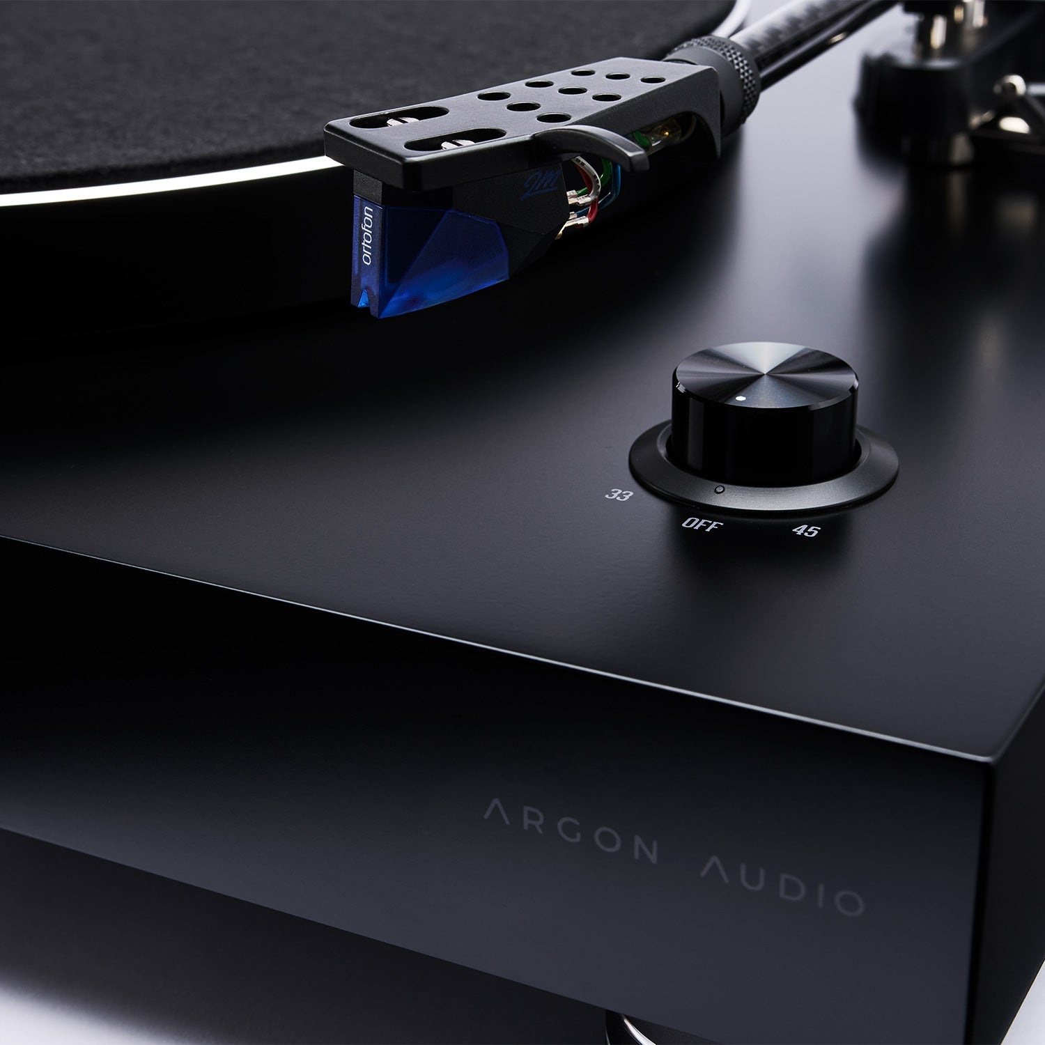 ARGONTT4MK2-BLACK-8 Argon Audio TT-4 MK2 vinilo plokštelių grotuvas – Juoda