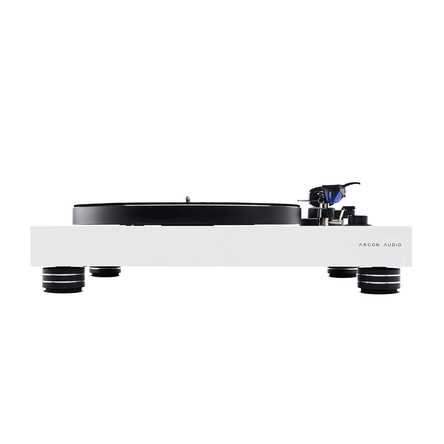ARGONTT4MK2-WHITE-5 Argon Audio TT-4 MK2 vinilo plokštelių grotuvas – Balta