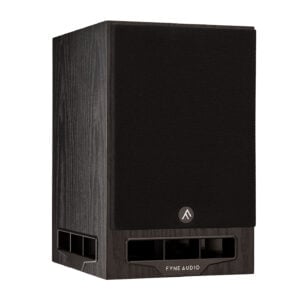FYNEF5E-BLACKASH-4 Fyne Audio F5E lentyninės kolonėlės (pora) – Juodas uosis