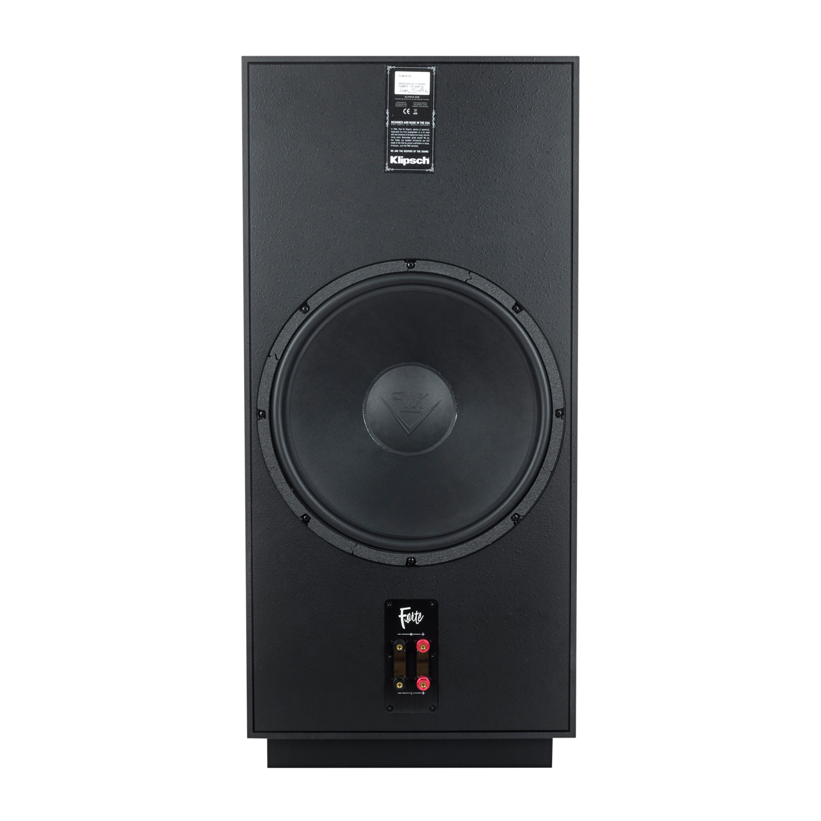 KLIPSCHHERITAGEFORTEIVFLOORSTANDINGSPEAKER-AMERICANAUBURN-5 Klipsch Heritage Forte IV Floorstanding Speaker - American Auburn