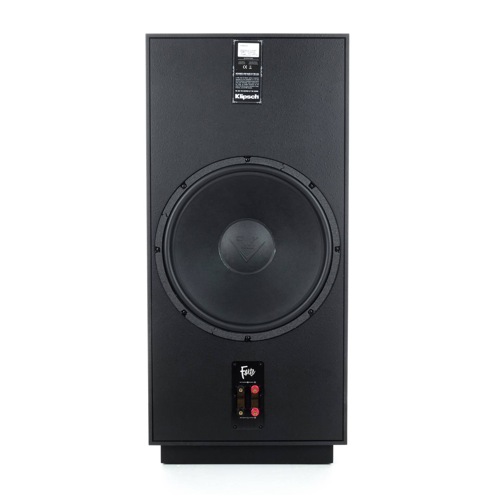 KLIPSCHHERITAGEFORTEIVFLOORSTANDINGSPEAKER-BLACKASH-5 Klipsch Heritage Forte IV Floorstanding Speaker - Black Ash