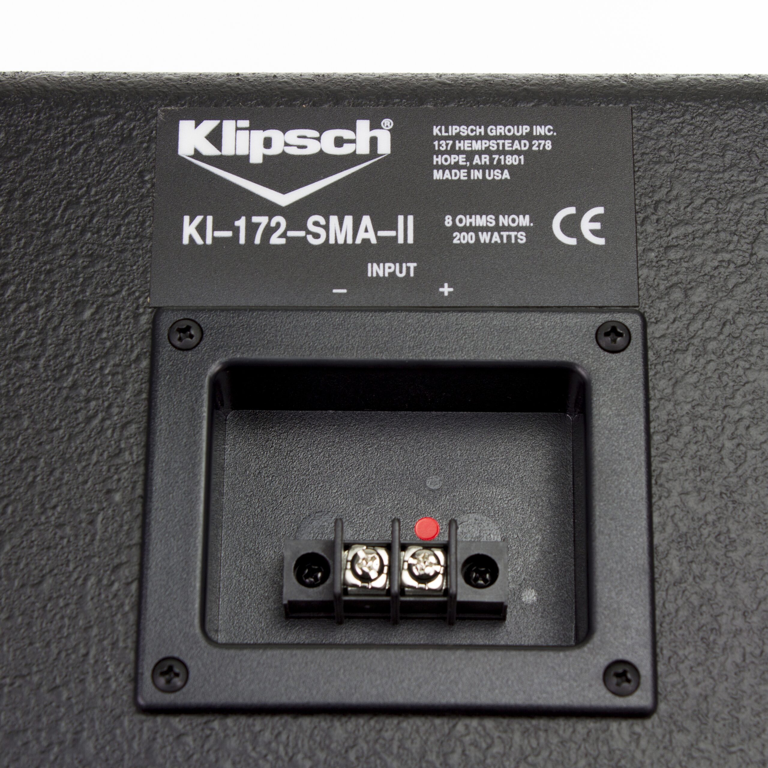 KLIPSCHKI172BSMAIIMULTIANGLELOUDSPEAKER-BLACK-4 Klipsch KI-172-B-SMA-II Multi-Angle Loudspeaker - Black