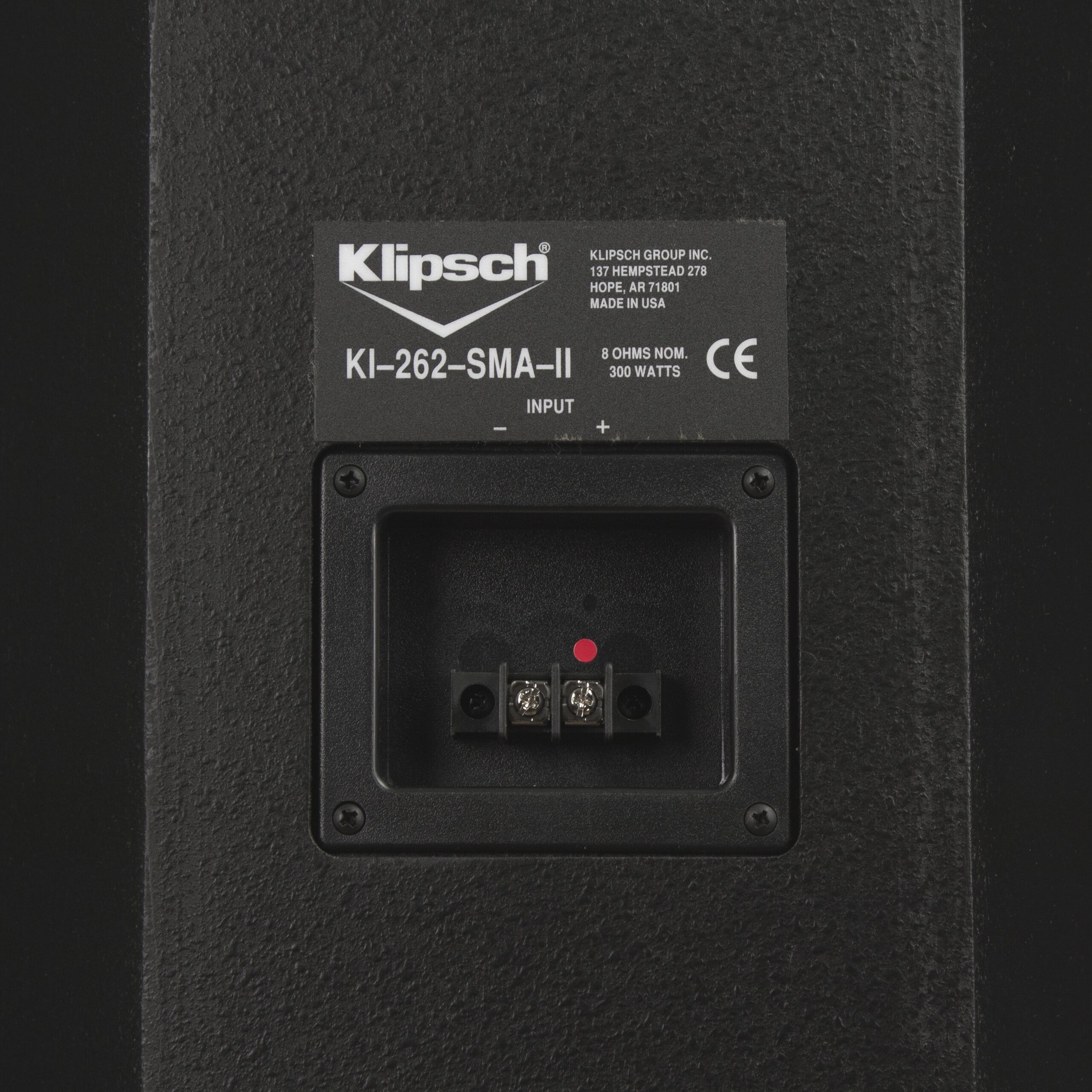 KLIPSCHKI262BSMAIITRAPEZOIDALLOUDSPEAKER-BLACK-6 Klipsch KI-262-B-SMA-II Trapezoidal Loudspeaker - Black