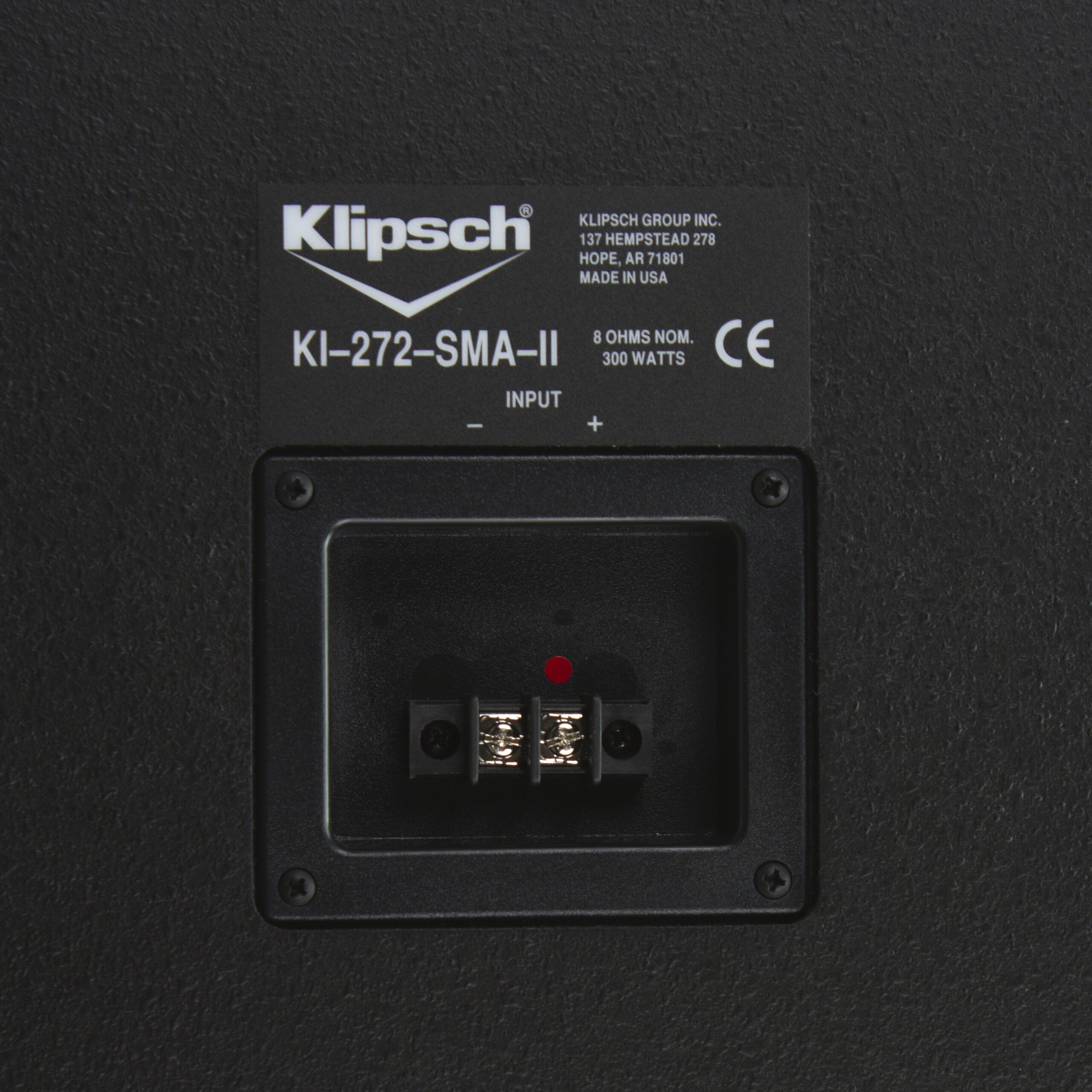 KLIPSCHKI272BSMAIIMULTIANGLELOUDSPEAKER-BLACK-6 Klipsch KI-272-B-SMA-II Multi-Angle Loudspeaker - Black