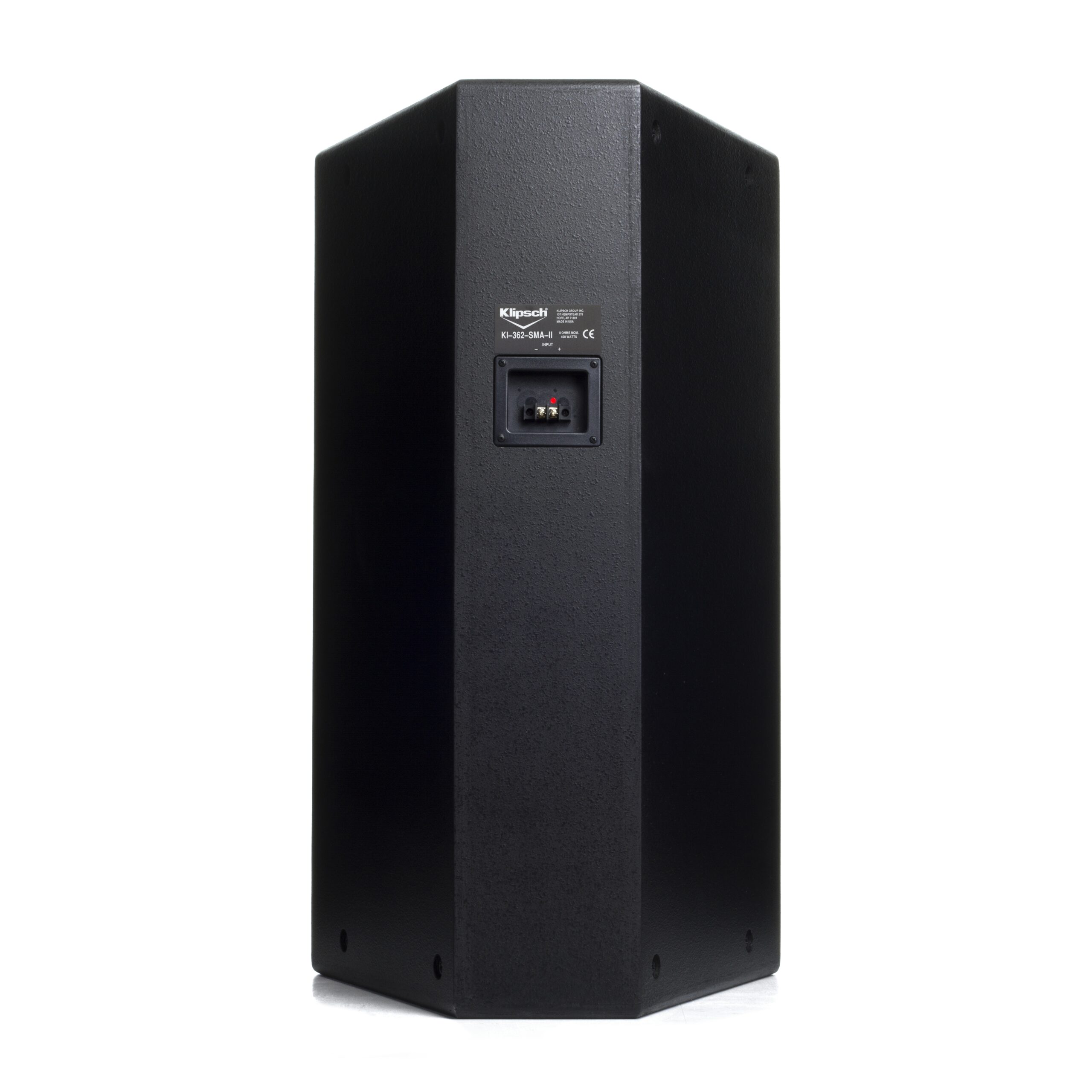 KLIPSCHKI362BSMAIITRAPEZOIDALLOUDSPEAKER-BLACK-5 Klipsch KI-362-B-SMA-II Trapezoidal Loudspeaker - Black