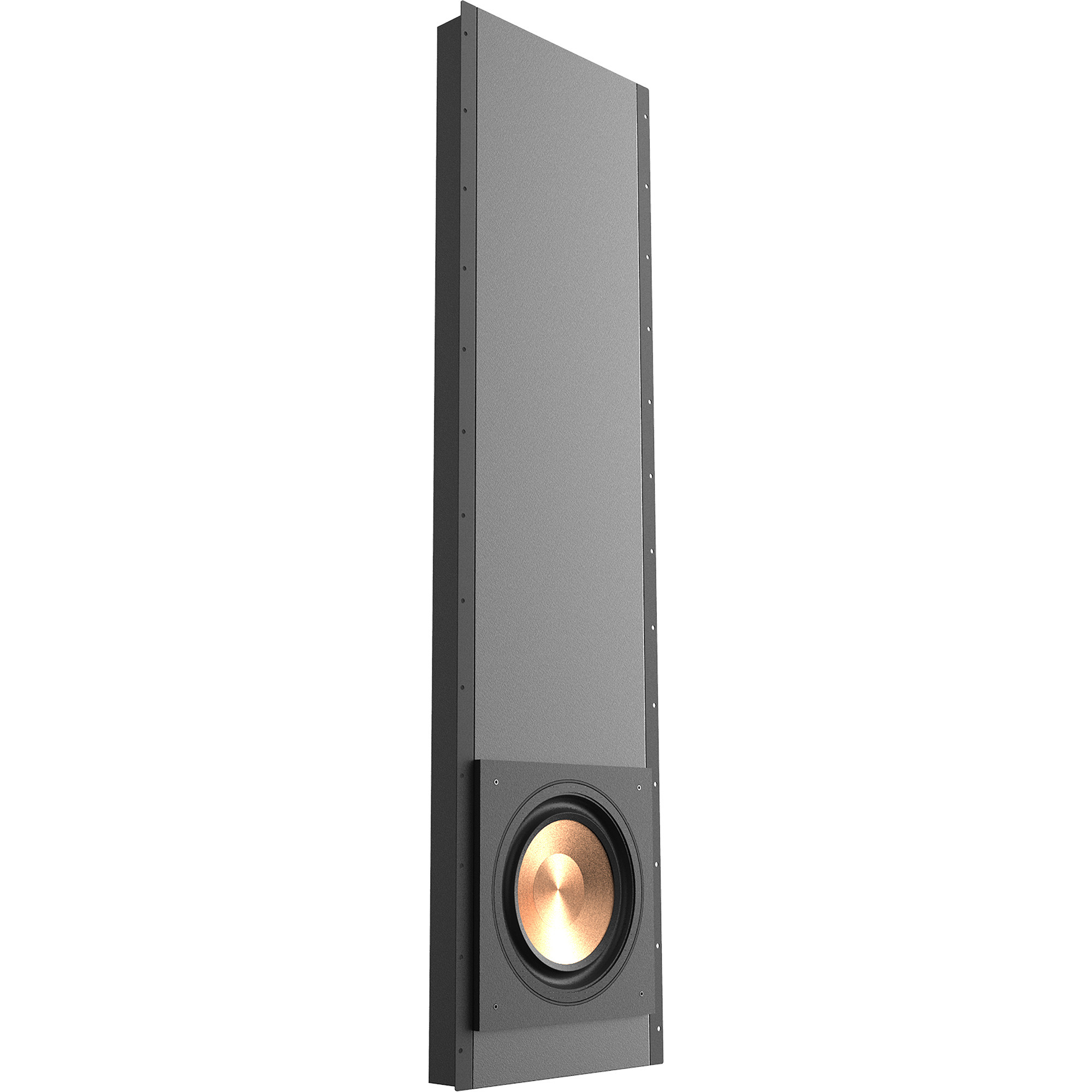 KLIPSCHPRO1200SWINWALLSUBWOOFER-BLACKPOLYMERVENEERWITHWHITEPAINTABLEGRILLE-3 KLIPSCH PRO-1200SW
