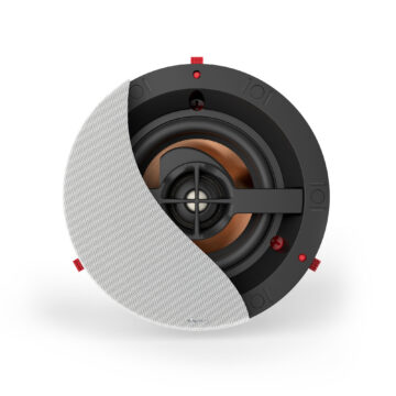 Klipsch PRO-14RC In-Ceiling Speaker - Black Baffle/Frame with White Paintable Grille