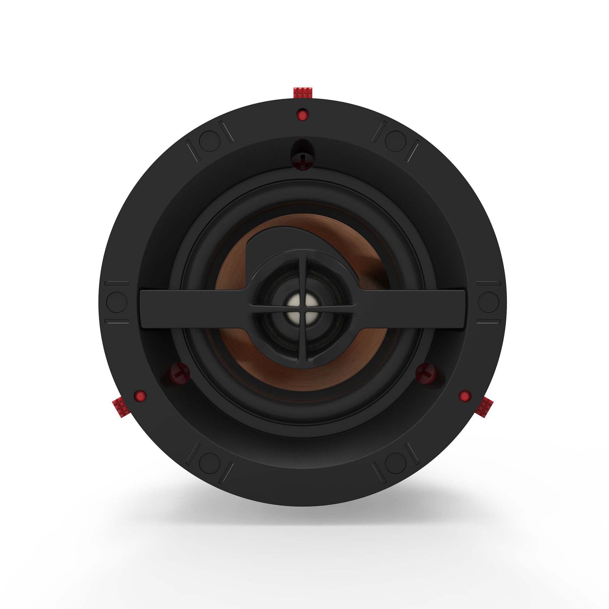 KLIPSCHPRO14RCINCEILINGSPEAKER-BLACKBAFFLEFRAMEWITHWHITEPAINTABLEGRILLE-3 Klipsch PRO-14RC In-Ceiling Speaker - Black Baffle/Frame with White Paintable Grille
