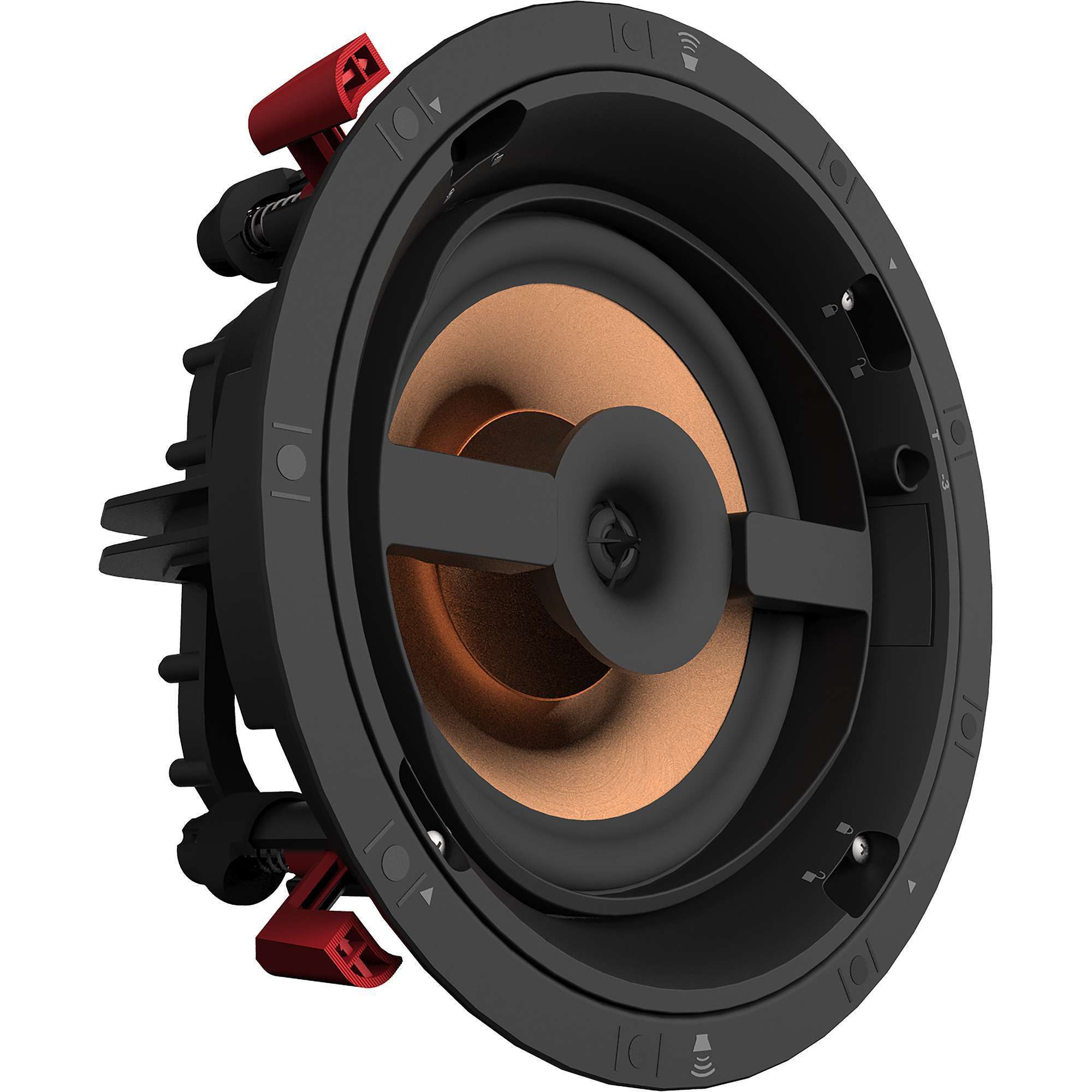 KLIPSCHPRO18RCINCEILINGSPEAKER-BLACKBAFFLEFRAMEWHITEPAINTABLEGRILLE-5 KLIPSCH PRO-18-RC