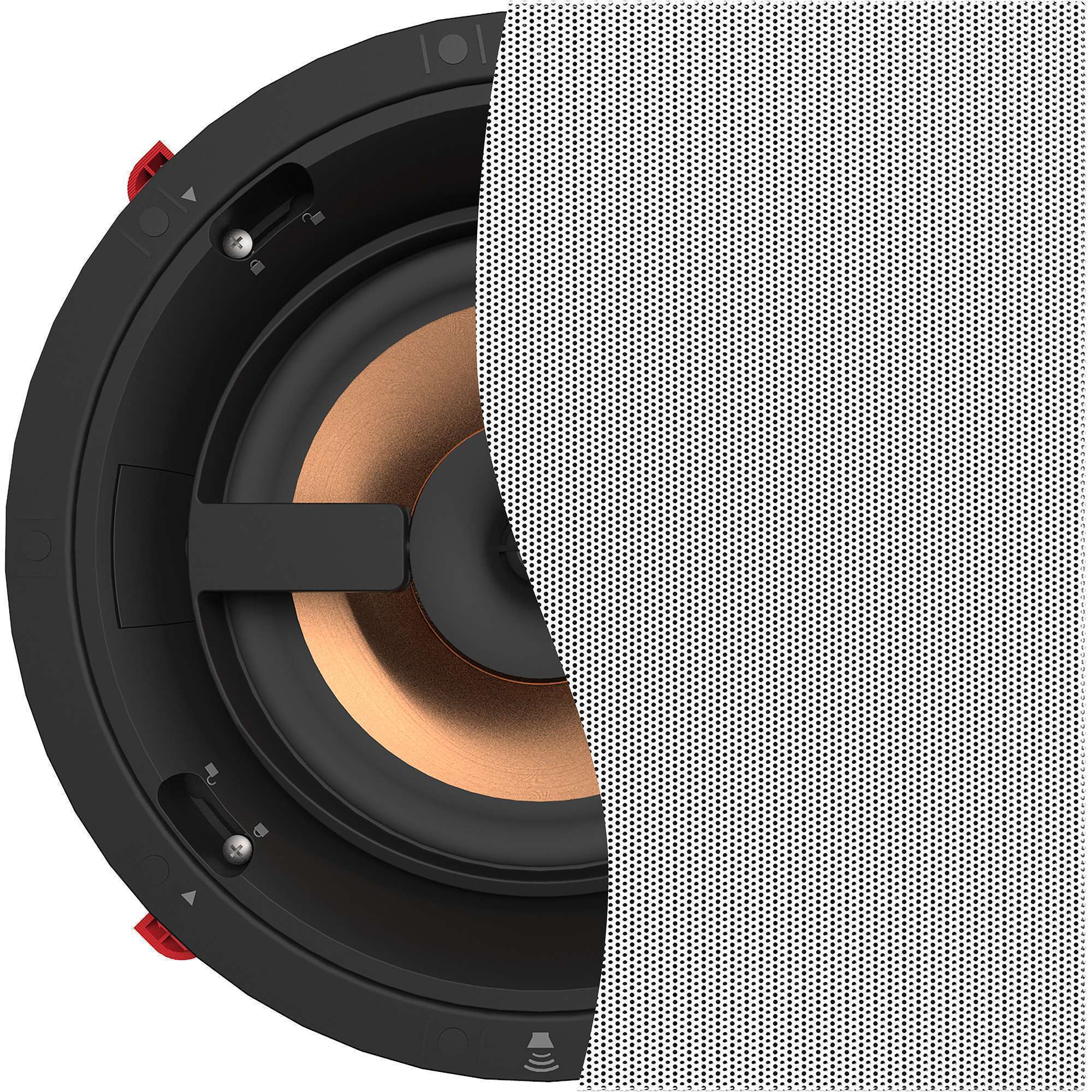KLIPSCHPRO18RCINCEILINGSPEAKER-BLACKBAFFLEFRAMEWHITEPAINTABLEGRILLE-6 KLIPSCH PRO-18-RC