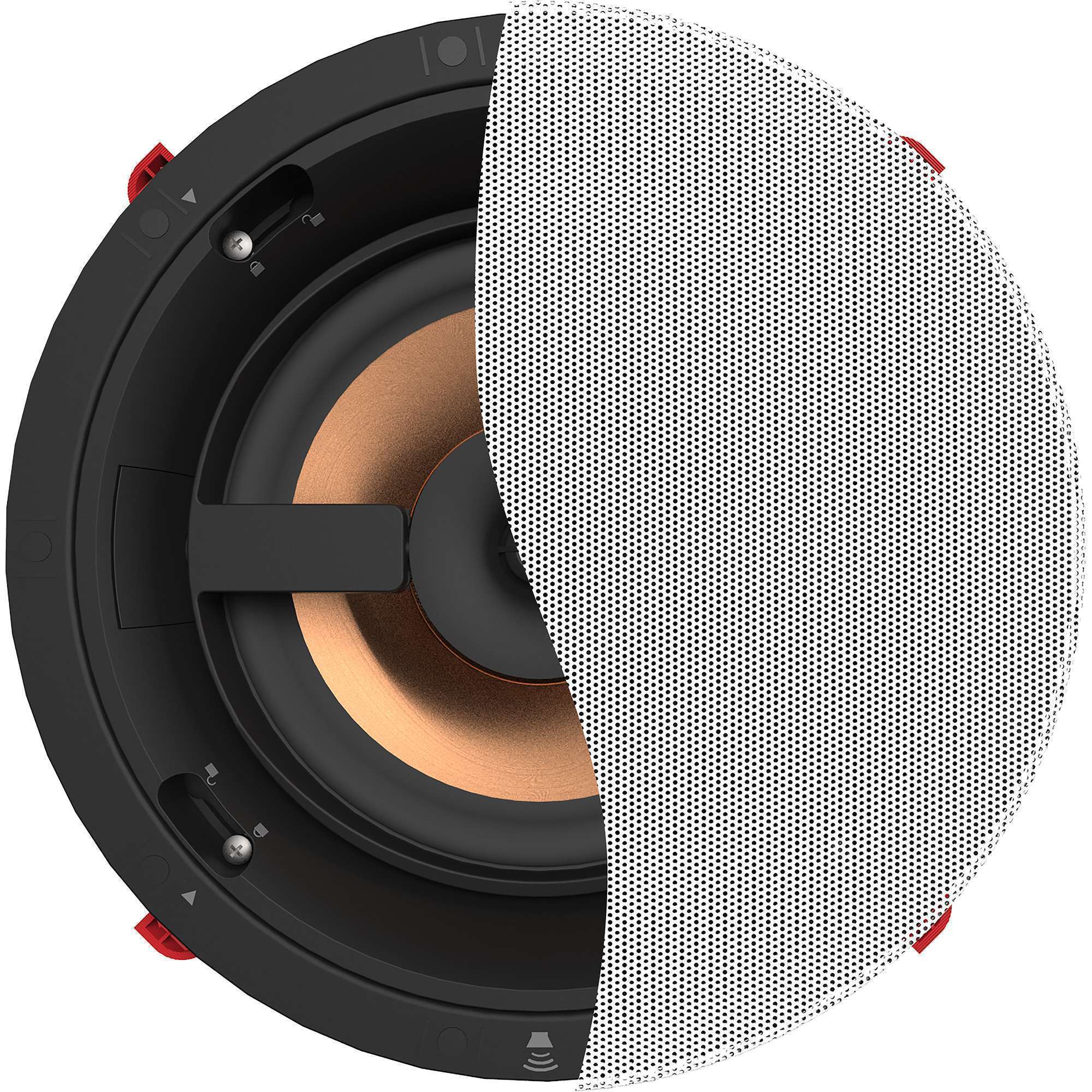 KLIPSCHPRO18RCINCEILINGSPEAKER-BLACKBAFFLEFRAMEWHITEPAINTABLEGRILLE-7 KLIPSCH PRO-18-RC