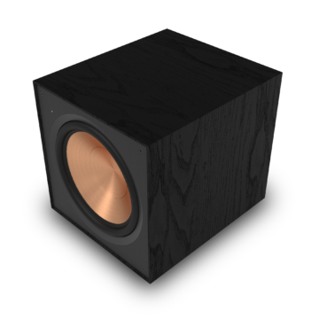 Klipsch R-121SW Subwoofer - Black Textured Wood Grain Vinyl