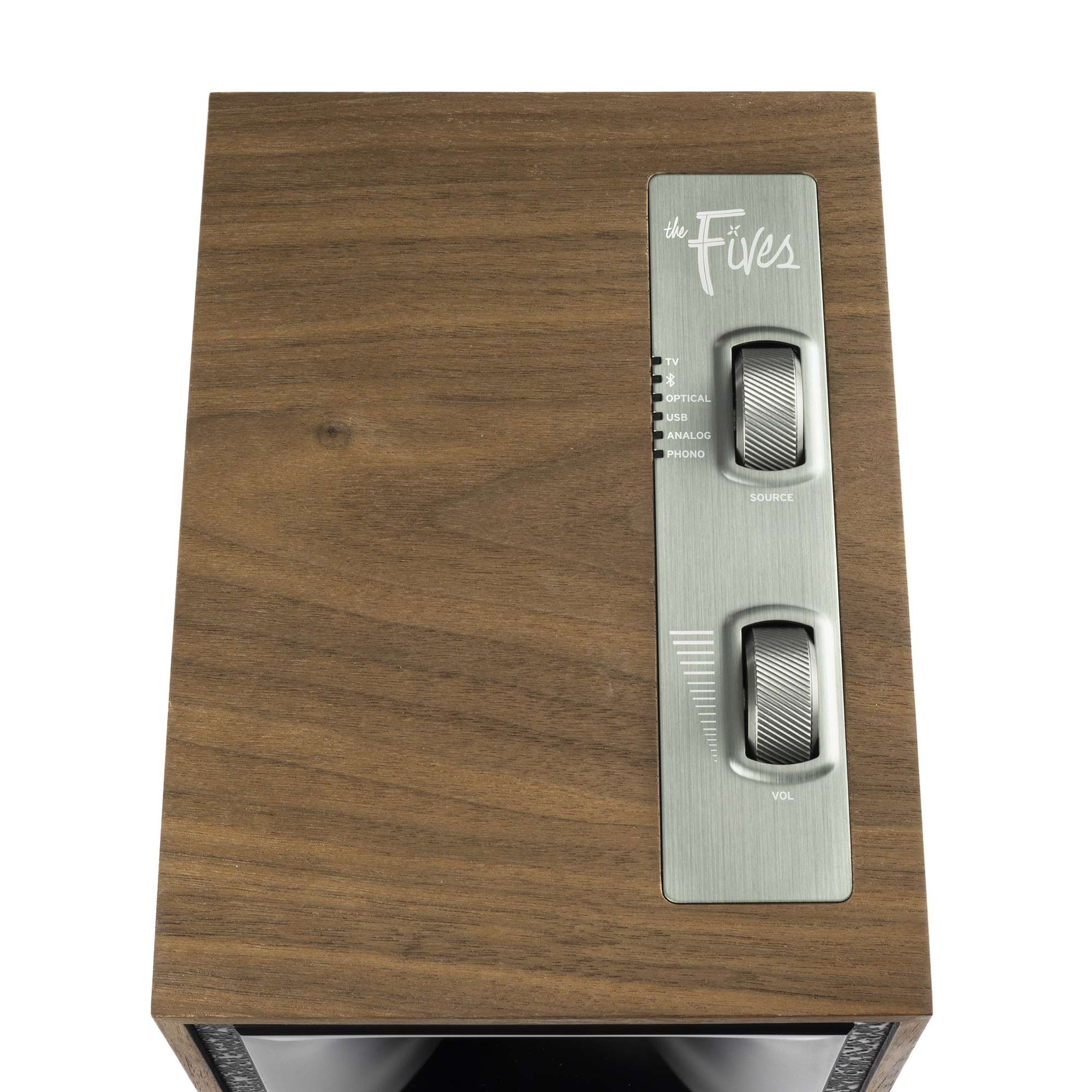 KLIPSCHTHEFIVESWIRELESSBOOKSHELFSPEAKERS-WALNUT-5 KLIPSCH The Fives walnut