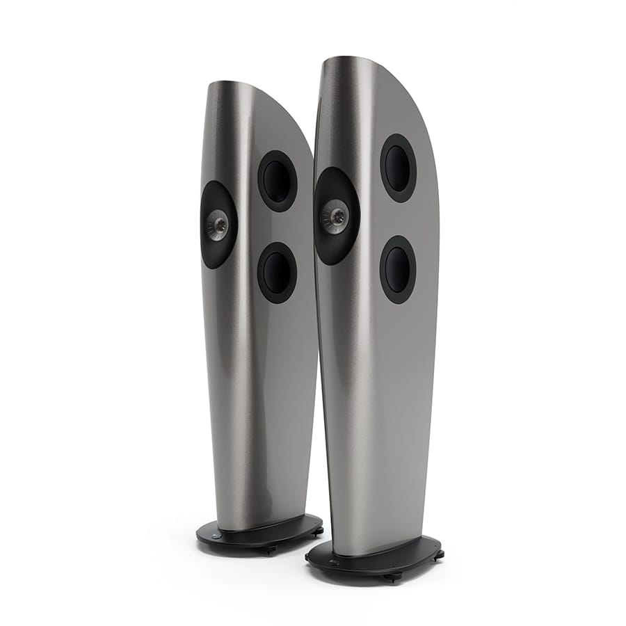 blade-two-frosted-blue-blue-pdt-btm-stn-pks-blade-two-02a KEF Blade Two Meta grindinės kolonėlės (pora) – Charcoal Grey/Red