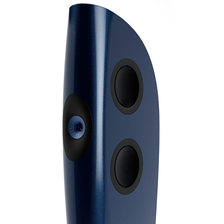 blade_sp4044m_product__left-side_secondary KEF Blade One Meta grindinės kolonėlės (pora) – Charcoal Grey/Red