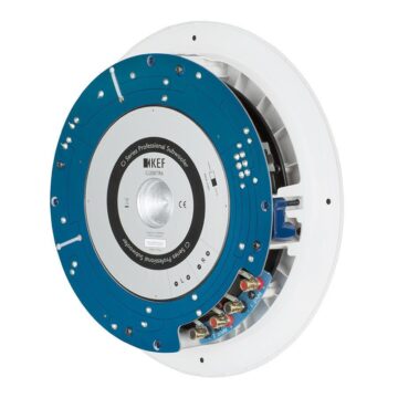 KEF Ci200TRb itin plonas įleidžiamas į sieną žemų dažnių garsiakalbis