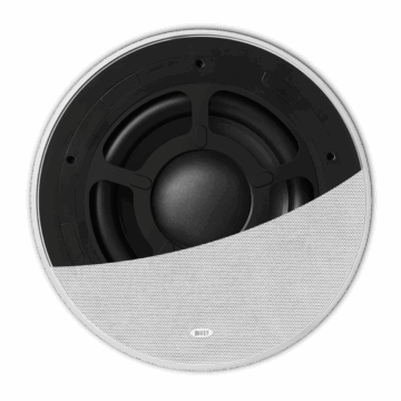 KEF Ci250RRb-THX įleidžiamas į lubas žemų dažnių garsiakalbis