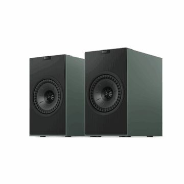 KEF Coda W belaidės lentyninės kolonėlės (pora) – Moss Green