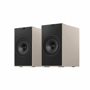 KEF Coda W belaidės lentyninės kolonėlės (pora) – Nickel Grey