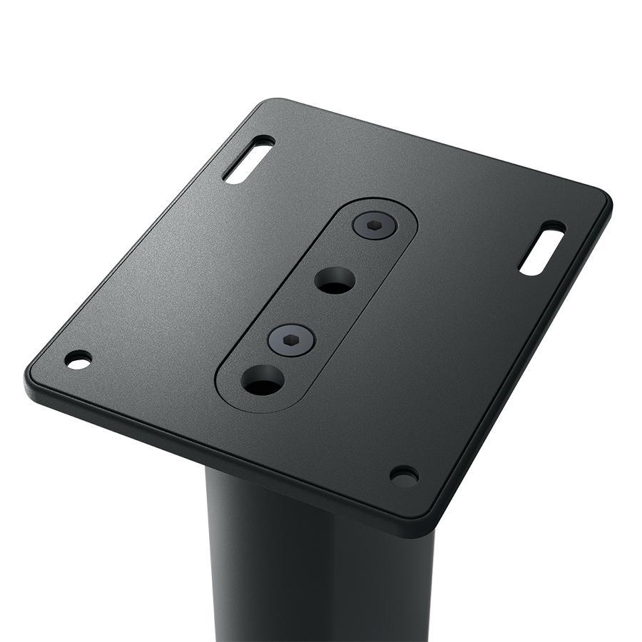 kef-s2-floor-stand-s2-floor-stand_carbon-black_details_floorstand-top-plate KEF S2 grindiniai stovai LS50 Meta / LS50 Wireless II kolonėlėms (pora) – Titanium Grey
