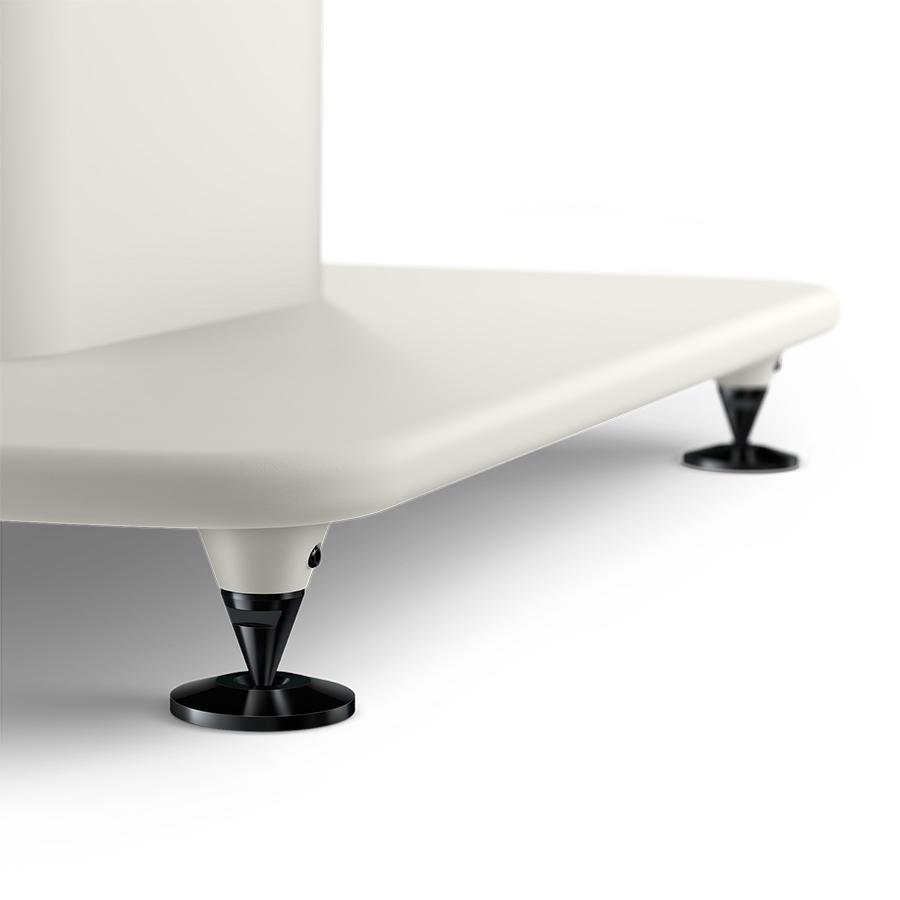kef-s2-floor-stand-s2-floor-stand_mineral-white_details_floorstand-spike-disc KEF S2 grindiniai stovai LS50 Meta / LS50 Wireless II kolonėlėms (pora) – Titanium Grey