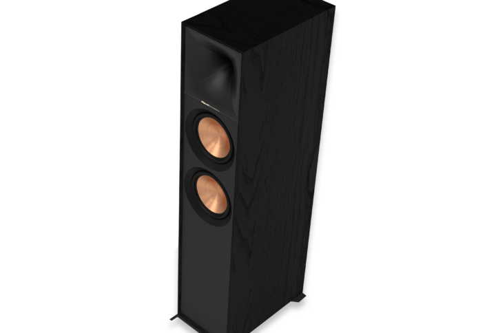 Klipsch R-800F Floorstanding Speaker - Black Textured Wood Grain